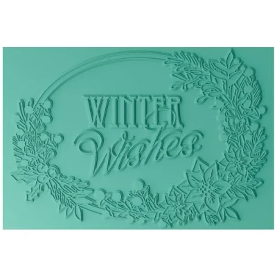 Afbeelding van Sizzix 3D Textured Impressions by Jen Long Winter Wishes (666734)