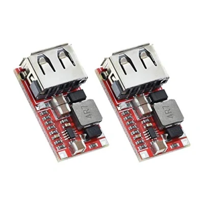 Afbeelding van 2pcs 6 24V 12V to 5V USB Step Down Module DC Converter