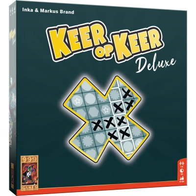 Afbeelding van 999 Games Keer op Deluxe Dobbelspel Inclusief luxe dobbelbak, uitwisbare tableaus en meer extra&#039;s Spelen tot 6 personen Kerstcadeau