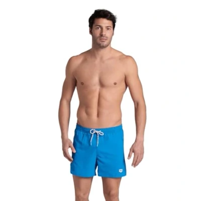Afbeelding van ARENA Pro_File Beach Short Logo Strandshorts voor heren, Blauw Lake Wit, S