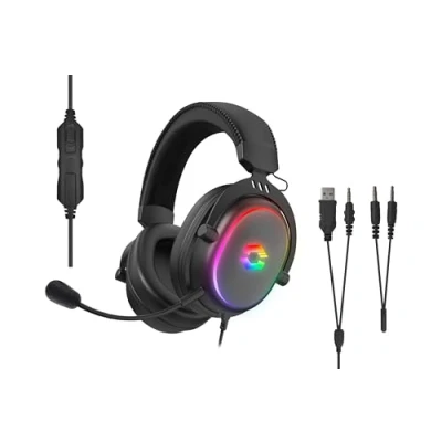 Afbeelding van SPEEDLINK CONUX RGB Headset Bedraad Hoofdband Gamen USB Type A Zwart