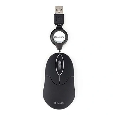 Afbeelding van Inklapbare Optische Muis NGS MOUSE 0973 Zwart