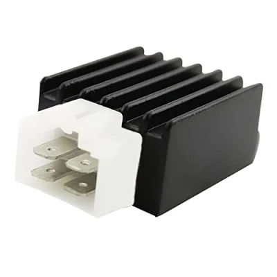 Afbeelding van GOOFIT 12V 4 pins Spanningsregelaar Gelijkrichter voor 50cc 70cc 90cc 110cc 125cc ATV Crossmotor en Go Kart