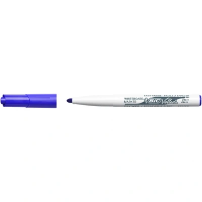 Afbeelding van Viltstift Bic Velleda 1741 whiteboard rond medium blauw