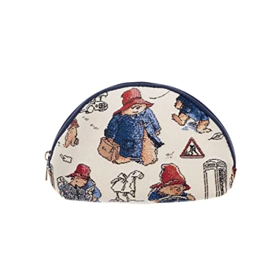 Afbeelding van Make up tas luxe gobelinstof Paddington Bear Beertje