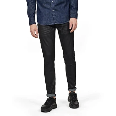 Afbeelding van G STAR heren Revend Skinny Jeans Jeans, d donker leeftijd 7101 2967, 34W / 34L