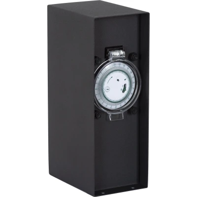 Afbeelding van Buitenstopcontact Charge Timer Tuinstopcontact zwart