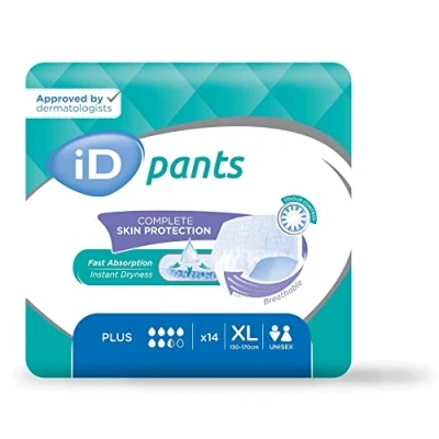 Afbeelding van ID Expert Wegwerp Plus Incontinentie Pads X Large (130 170 cm)