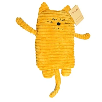Afbeelding van Inwolino 4038904087854 8785 warmtedier kat, 17 x 26 cm, warmtekussen, geel