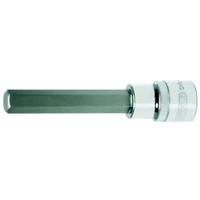 Afbeelding van KS Tools, Dopsleutel + dopmoer, 1/2&quot; CHROMEplus bitmof lang (6 mm)