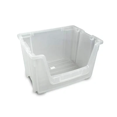 Afbeelding van opberg bak kist opslag box transparant 50 liter