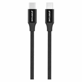 Afbeelding van GreyLime Gevlochten USB C naar Kabel Zwart 2 m