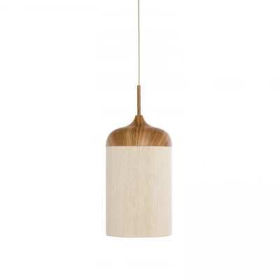 Afbeelding van Light &amp; Living Hanglamp Dania lichte hout print Ø 16cm 2985443