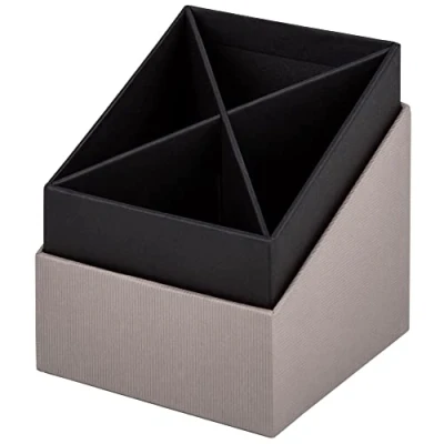 Afbeelding van Rössler Papier 1331452490 S.O.H.O. Stifteköcher, 86 x 100 mm, Taupe, 1 Stück