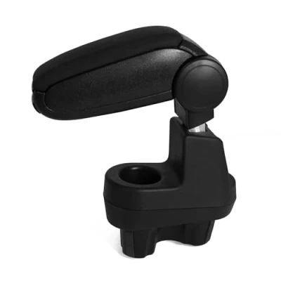 Afbeelding van OMAC Middenarmsteun, compatibel met Fiat 500 500C 2015 2021, PU leer, ABS, zwart