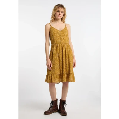 Afbeelding van Jurk DREIMASTER XL / Donkergeel Multikleurig 100% Polyester