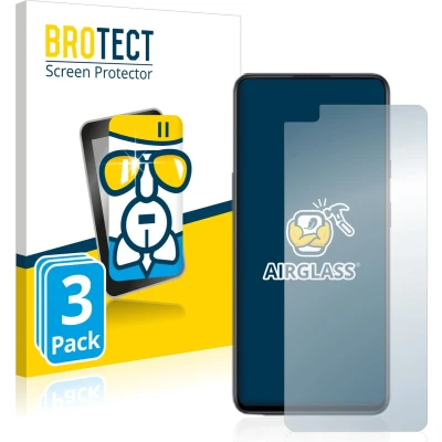 Afbeelding van BROTECT Screenprotector voor OnePlus Nord Folie Beschermfolie Beschermglas transparant (3 Stuks)