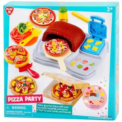 Afbeelding van Play kleiset pizza party