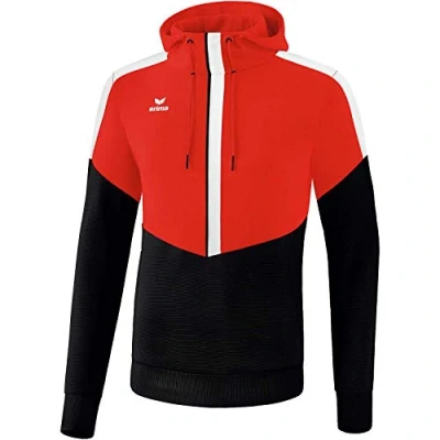 Afbeelding van Erima Squad sweatshirt met capuchon rood/zwart/wit 34 / S