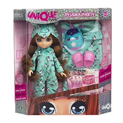 Afbeelding van Unique Eyes Party Sophia pyjama met vele accessoires, feestuitnodigingen voor het organiseren van grappige avonden meisjes vanaf 3 jaar, MYM15200, waardevolle spelletjes