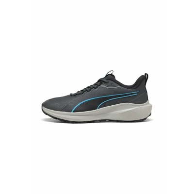 Afbeelding van PUMA Unisex Skyrocket Lite Trail Road hardloopschoen, Dusky Gray Speed Blue, 37.5 EU