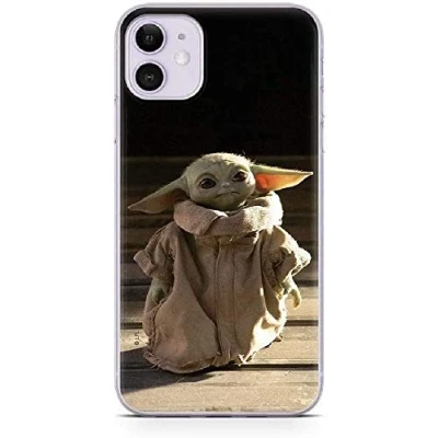 Afbeelding van ERT GROUP mobiel telefoonhoesje voor Apple Iphone 11 origineel en officieel erkend Star Wars patroon Baby Yoda 001 optimaal aangepast aan de vorm van mobiele telefoon, hoesje is gemaakt TPU