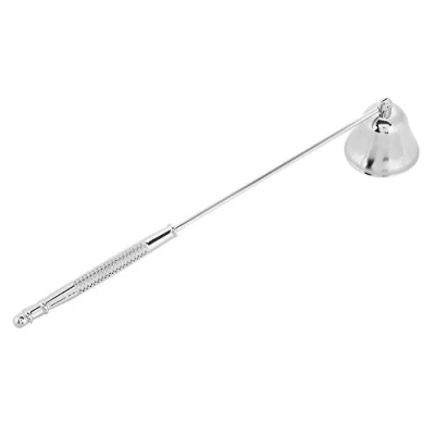Afbeelding van Kaars Snuffer/Wick Snuffer 1Pcs Mode Rvs Bell Vormige Wick Trimmer Cover Hand Tool (Sliver)