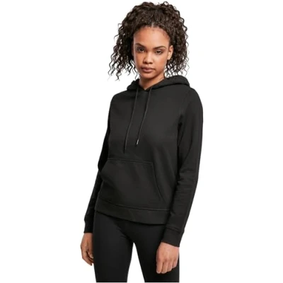 Afbeelding van Ladies Basic Hoodie met capuchon Black S