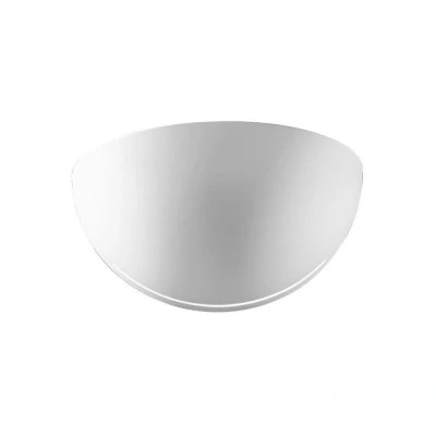 Afbeelding van austrolux Kolarz Bisquitte wandlamp, wit, breedte 21 cm, gips
