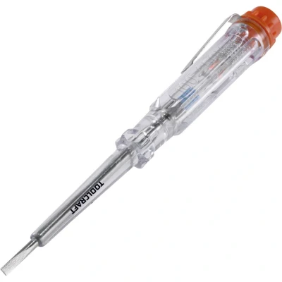 Afbeelding van TOOLCRAFT Spanningstester Kopbreedte: 3 mm Koplengte: 60 Spanning (bereik): 100 250 V/AC