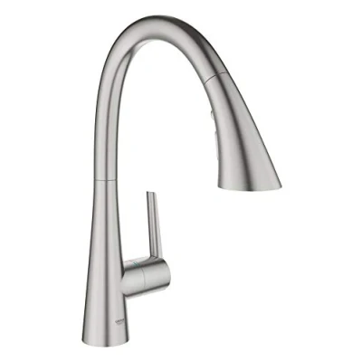 Afbeelding van Grohe zedra keukenmengkraan c uitloop triple spray supersteel 32294dc2