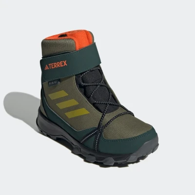 Afbeelding van adidas Performance Terrex SNOW CF R.RDY Unisex Snowboots voor kinderen, Maat: 31, Focus olive/pulse olive/impact orange Imitatieleer/ textiel