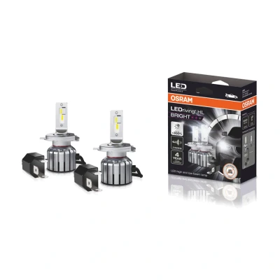 Afbeelding van Osram H4/H19 Ledriving HL Bright LED Koplamp Set P43t/PU43t 3