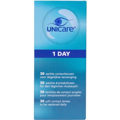 Afbeelding van Unicare daglenzen 30 pack +1,75 zachte contactlenzen