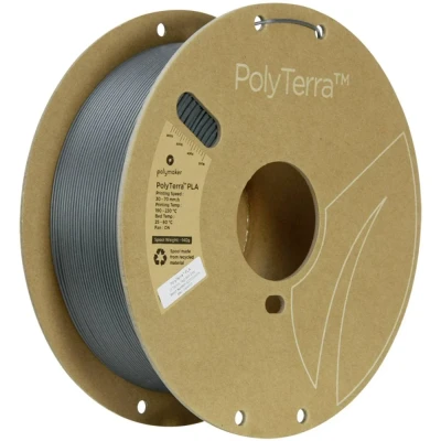 Afbeelding van Polymaker PolyTerra PLA 1.75mm 1kg Ash Grey