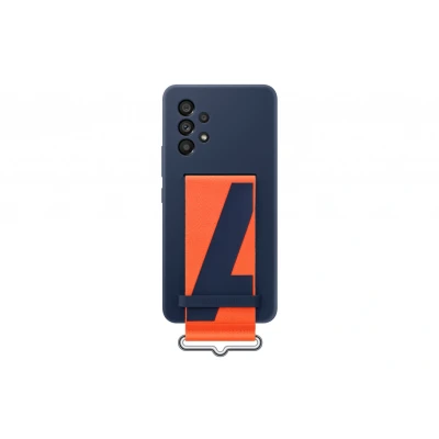 Afbeelding van Samsung Galaxy A53 Hoesje Siliconen en TPU (zacht) Softcase/Backcover Donkerblauw Telefoonhoesje