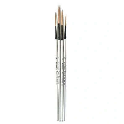Afbeelding van Artmaster Pearl Series 55 Aquarel Rigger Penseel Set van 4