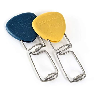 Afbeelding van LMF Grandpa&#039;s Bio Grillvork 2 pack Musty Yellow &amp; Hazy Blue