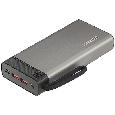 Afbeelding van VOLTCRAFT PB 20 PD3.0 Powerbank 20000 mAh Power Delivery 3.0 LiPo Grijs zwart Statusweergave