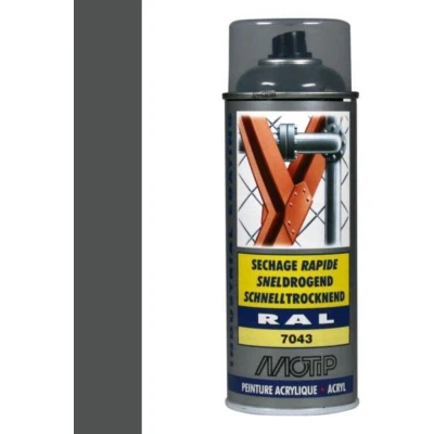 Afbeelding van motip industrial ral 7043 verkeers grijs 400 ml 07027