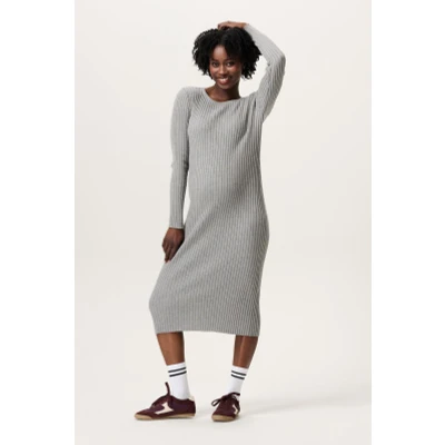 Afbeelding van Noppies Gebreide jurk, Dames, Maat: XS, Grey melange