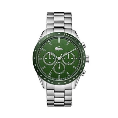 Afbeelding van Lacoste Boston Chronograaf silvercoloured, Heren, Maat: One Size, Silver coloured