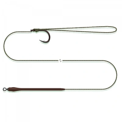 Afbeelding van Madcat Standard Pellet Rig 70cm (#3/0) Meerval onderlijnen