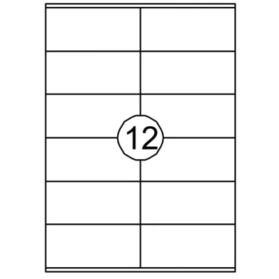 Afbeelding van Etiket Quantore 105x48mm 1200stuks