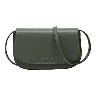 Afbeelding van LIEBESKIND BERLIN Schoudertas Ezra 3 Calf Optic Crossbody Bag Cypress Green Donkergroen