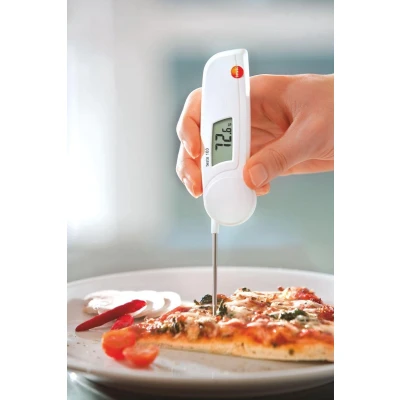 Afbeelding van testo 103 Insteekthermometer (HACCP) Meetbereik temperatuur 30 tot 220 C Sensortype NTC Conform HACCP