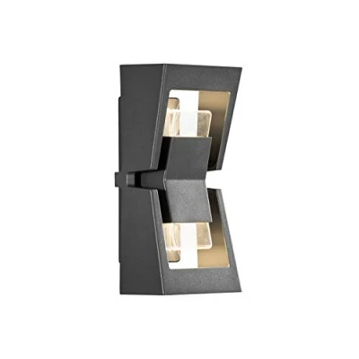 Afbeelding van Konstsmide Potenza Wandlamp Buiten 2 lichts LED 3000K IP54 Antraciet