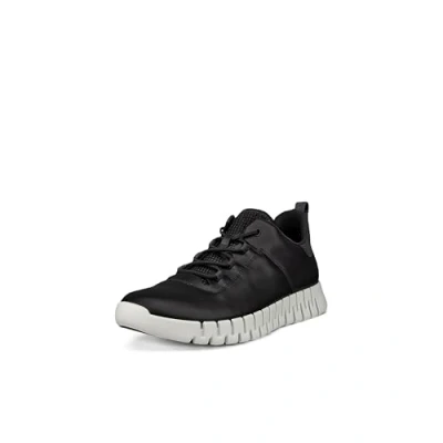 Afbeelding van ECCO Gruuv Sneakers laag, Heren, Maat: 48, Black Nubukleer