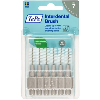 Afbeelding van 3x TePe Interdentale Ragers Original 1,3 mm Grijs 6 stuks