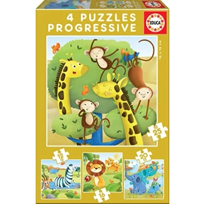 Afbeelding van Educa puzzel 4 progressieve puzzels